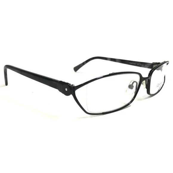 Calvin Klein Eyeglasses Frames 494 599 Black Gray Tortoise Half Rim 52-16-130